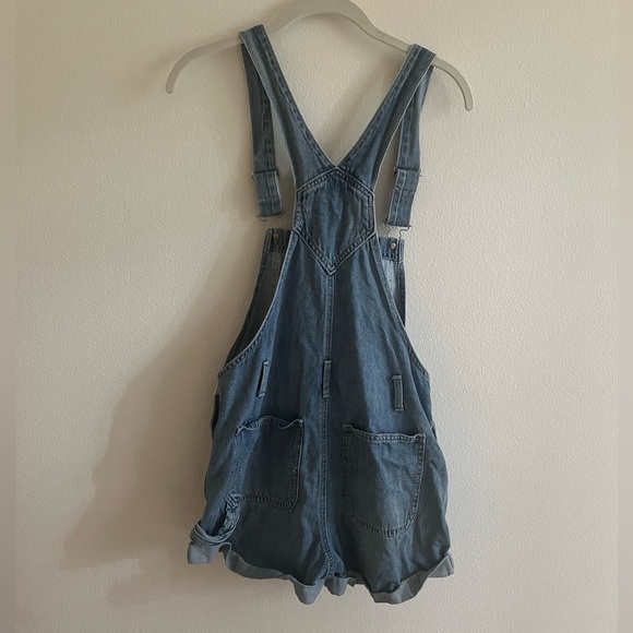 Pacsun Light Wash Overalls - Picture 2 of 3
